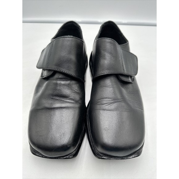 BED STU Black Chunky Heel Leather Working Shoe Men’s Size 8.5 main image 7